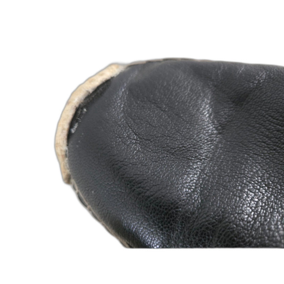 Eileen Fisher 'Lee' Espadrilles Women 10 Black Leather Gladiator Style - Picture 5 of 6